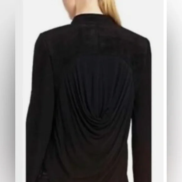 BCBG MAXAZRIA Black Cropped Jacket - Picture 2 of 2